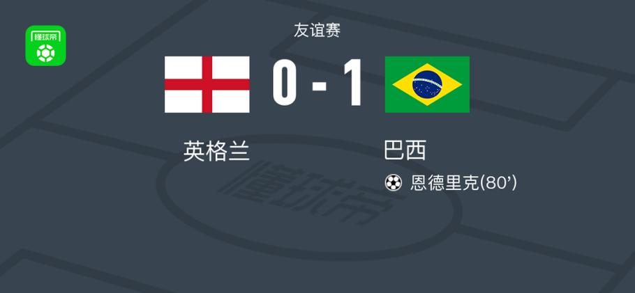 英格兰vs巴西比分预测